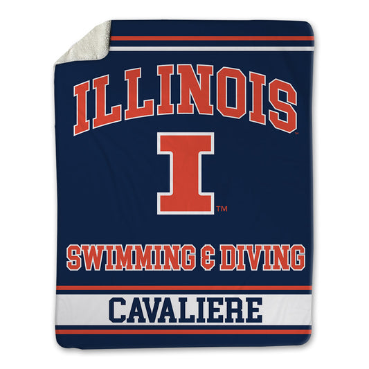 Illinois - NCAA Women's Swimming & Diving : Audrey Cavaliere - Blanket-0