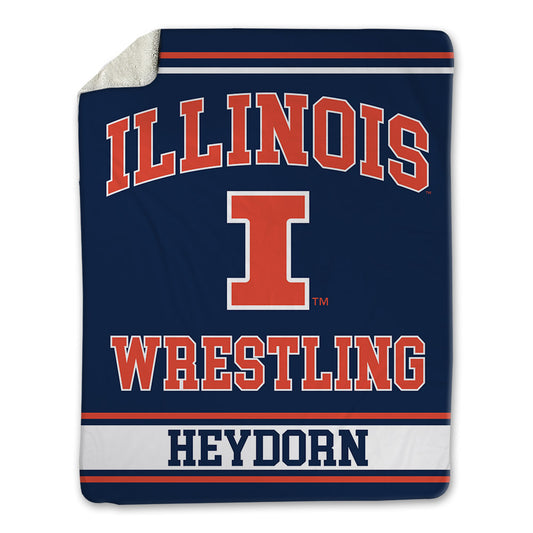 Illinois - NCAA Wrestling : Charlie Heydorn - Blanket-0