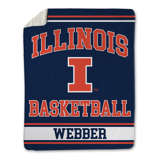 Illinois - NCAA Women's Basketball : Maddie Webber - Blanket-0