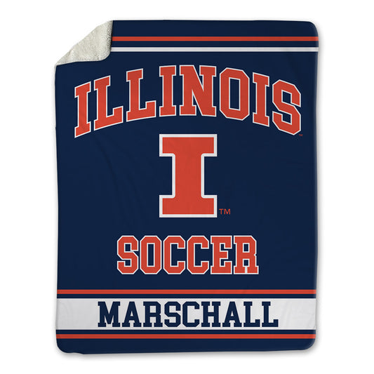 Illinois - NCAA Women's Soccer : Kylie Marschall - Blanket-0