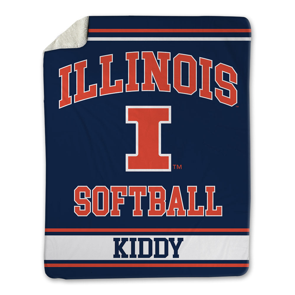Illinois - NCAA Softball : Ady Kiddy - Blanket-0