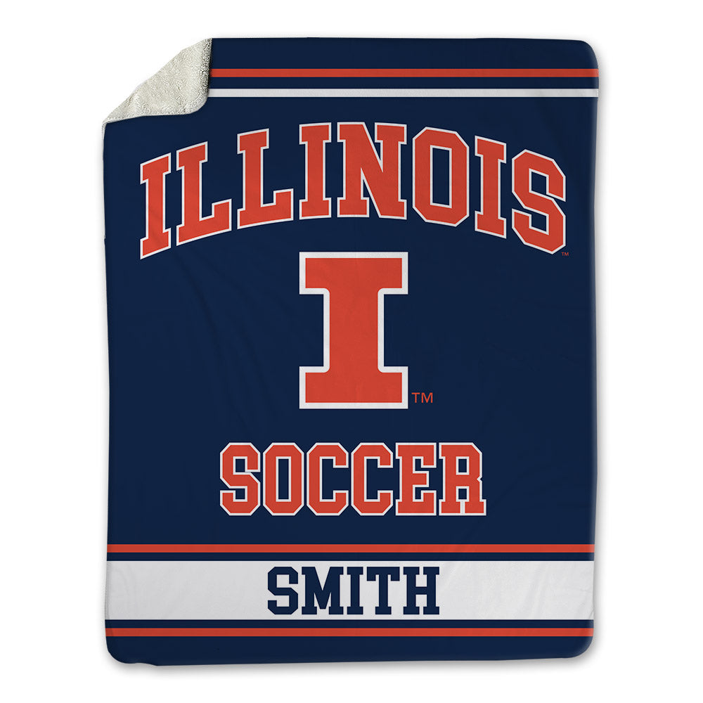 Illinois - NCAA Women's Soccer : Ashley Smith - Blanket-0