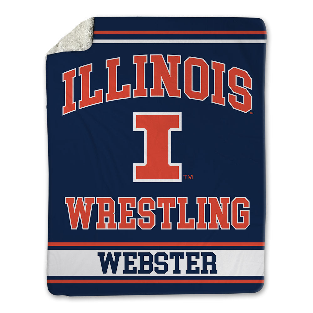Illinois - NCAA Wrestling : Kannon Webster - Blanket-0