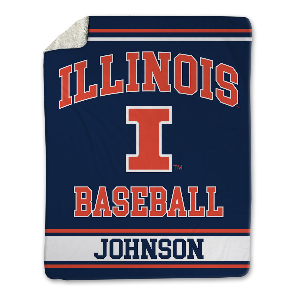 Illinois - NCAA Baseball : Ryan Johnson - Blanket-0