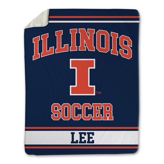 Illinois - NCAA Women's Soccer : Isabella Lee - Blanket-0