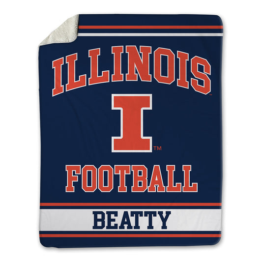 Illinois - NCAA Football : Hank Beatty - Blanket-0