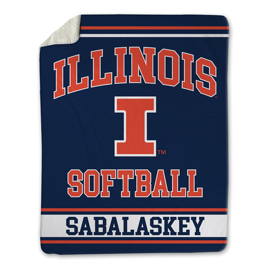Illinois - NCAA Softball : Abby Sabalaskey - Blanket-0