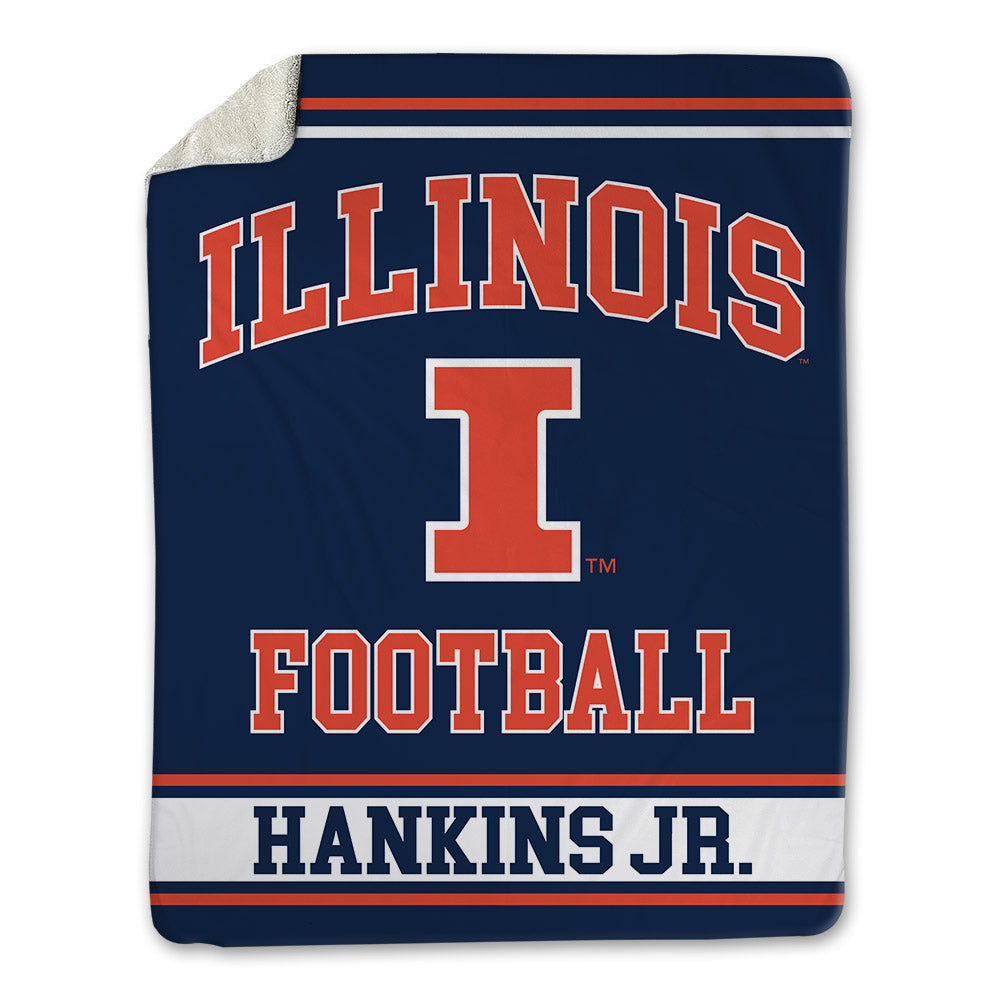 Illinois - NCAA Football : Nick Hankins Jr. - Blanket-0