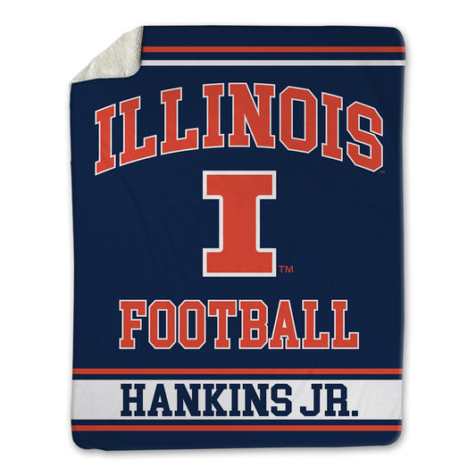 Illinois - NCAA Football : Nick Hankins Jr. - Blanket-0