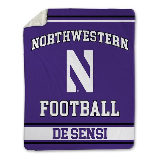 Northwestern - NCAA Football : Angelo De Sensi - Blanket-0