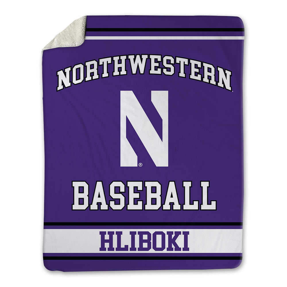 Northwestern - NCAA Baseball : Sam Hliboki - Blanket-0