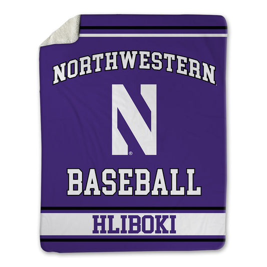 Northwestern - NCAA Baseball : Sam Hliboki - Blanket-0