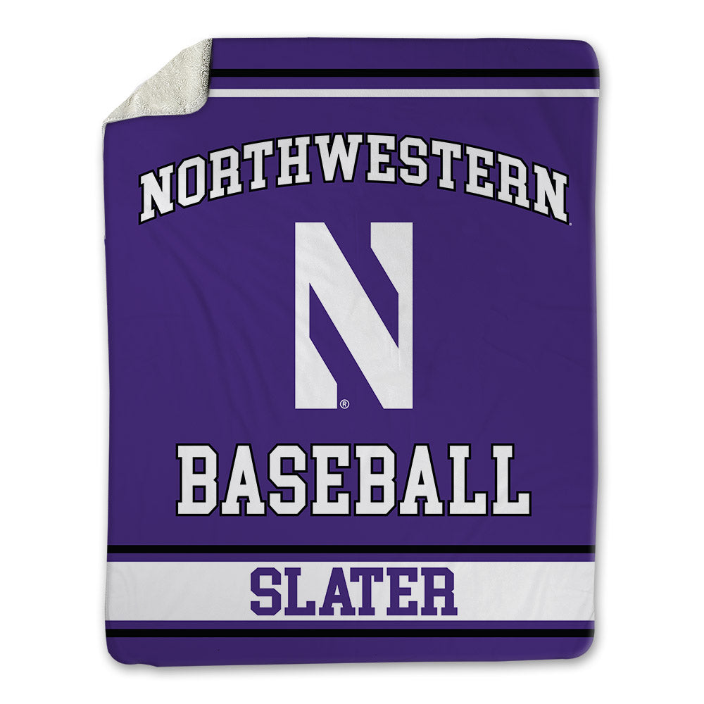 Northwestern - NCAA Baseball : Jay Slater - Blanket-0