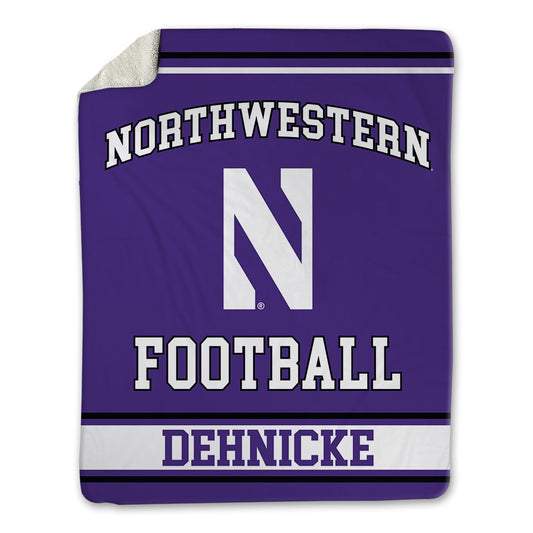 Northwestern - NCAA Football : Luke Dehnicke - Blanket-0