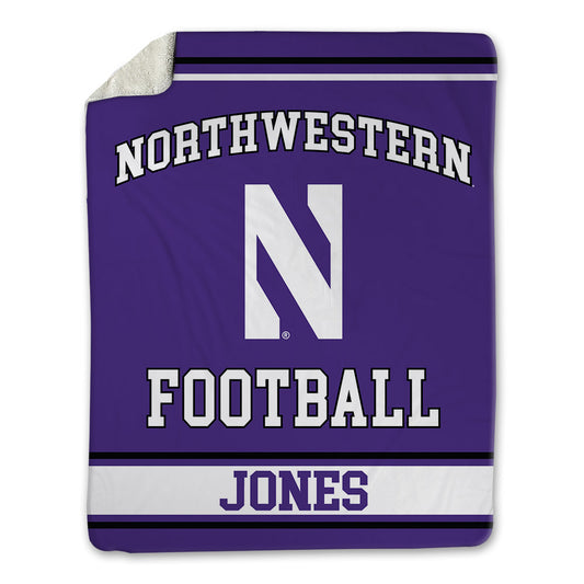 Northwestern - NCAA Football : Alijah Jones - Blanket-0