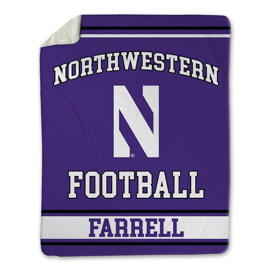 Northwestern - NCAA Football : Chase Farrell - Blanket-0