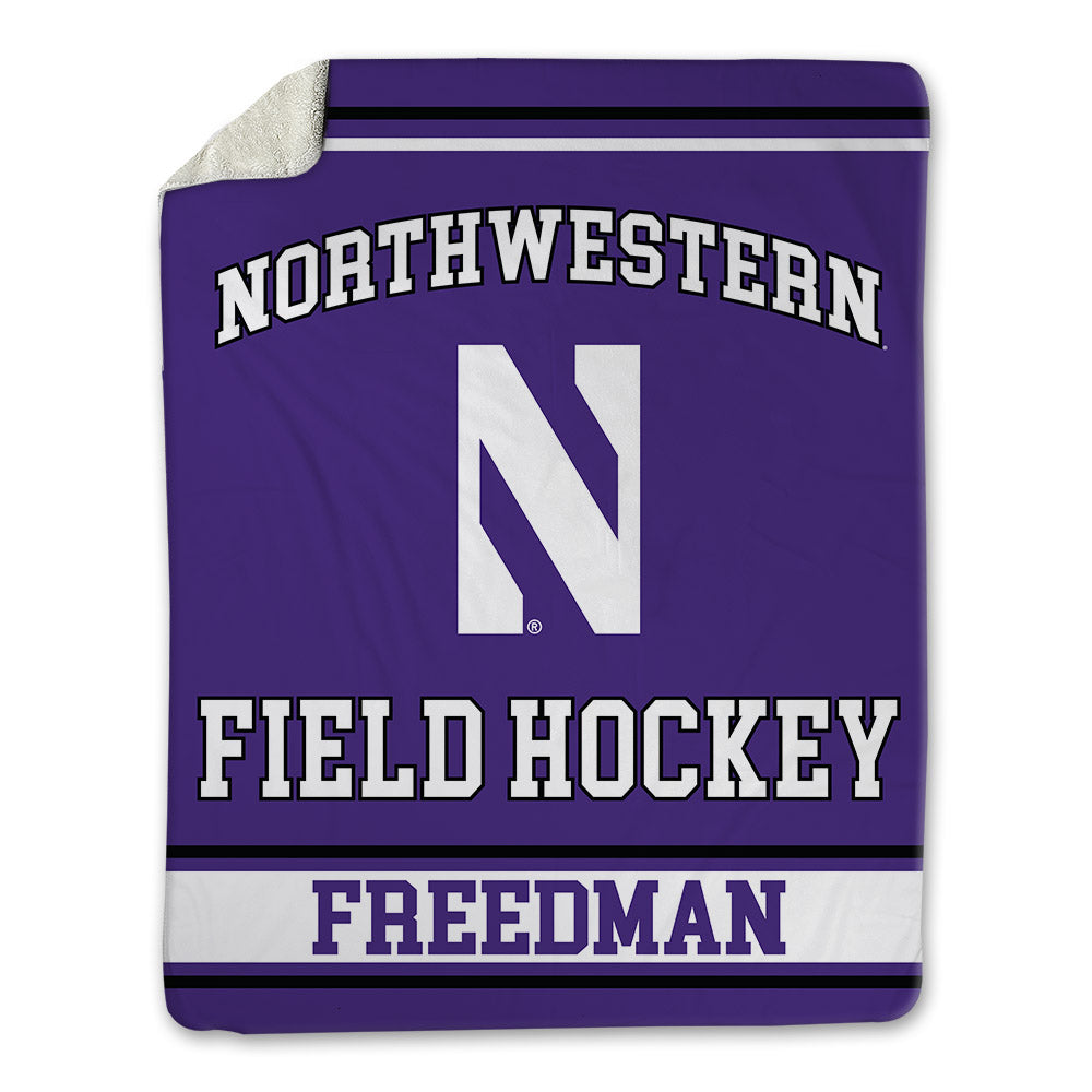 Northwestern - NCAA Women's Field Hockey : Jess Freedman - Blanket-0