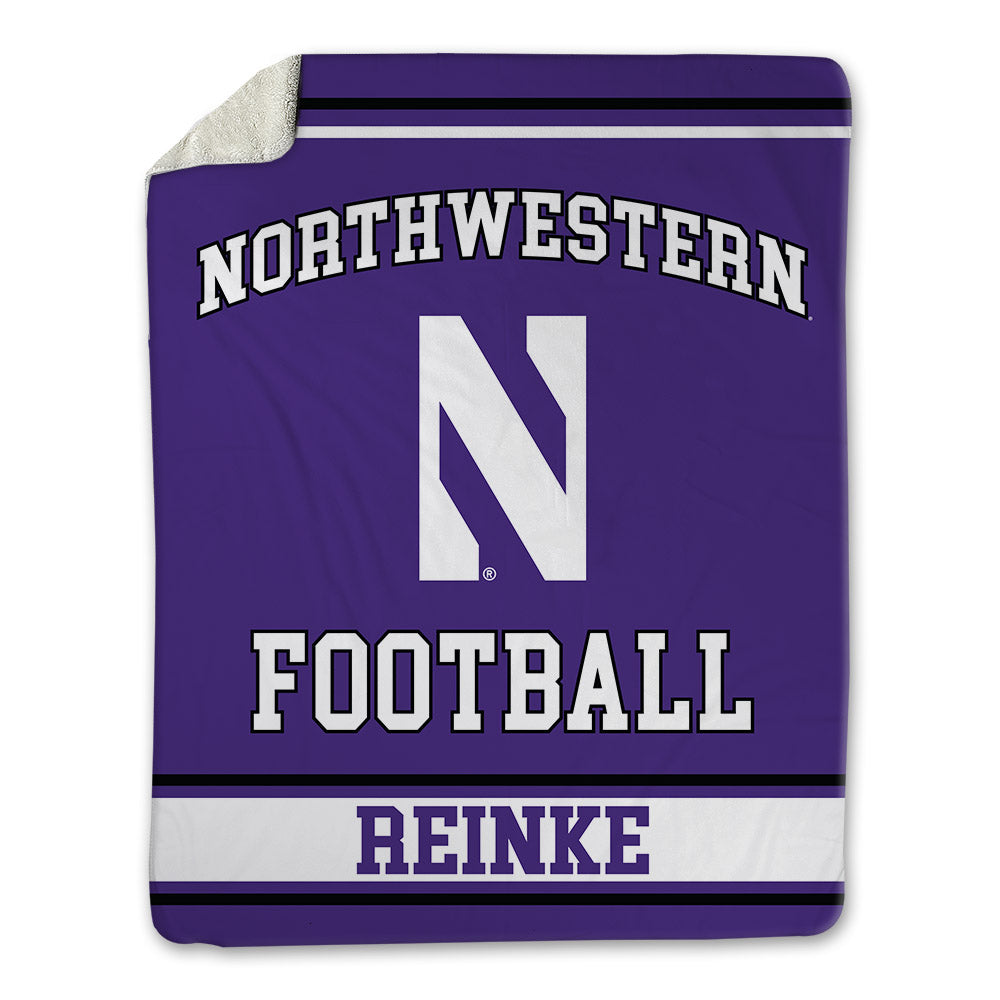 Northwestern - NCAA Football : Keaton Reinke - Blanket-0