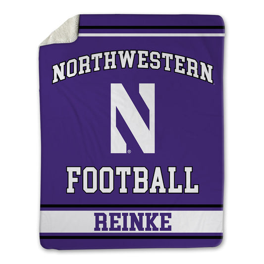 Northwestern - NCAA Football : Keaton Reinke - Blanket-0