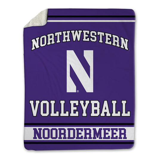 Northwestern - NCAA Women's Volleyball : Sienna noordermeer - Blanket-0