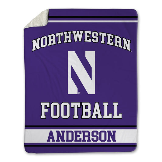 Northwestern - NCAA Football : Daniel Anderson - Blanket-0