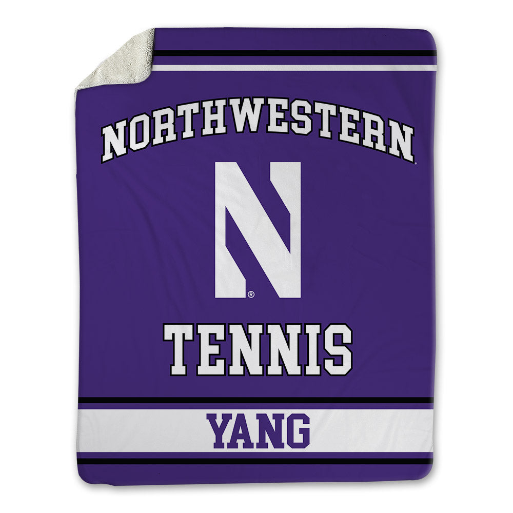 Northwestern - NCAA Men's Tennis : Vincent Yang - Blanket-0