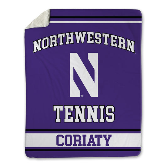 Northwestern - NCAA Men's Tennis : Lucas Coriaty - Blanket-0