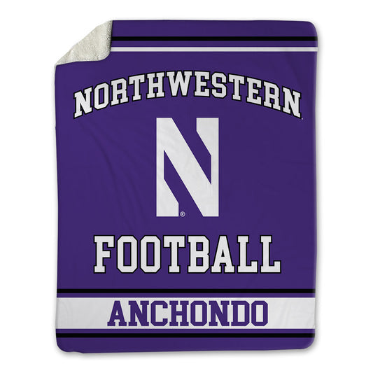 Northwestern - NCAA Football : David Anchondo - Blanket-0