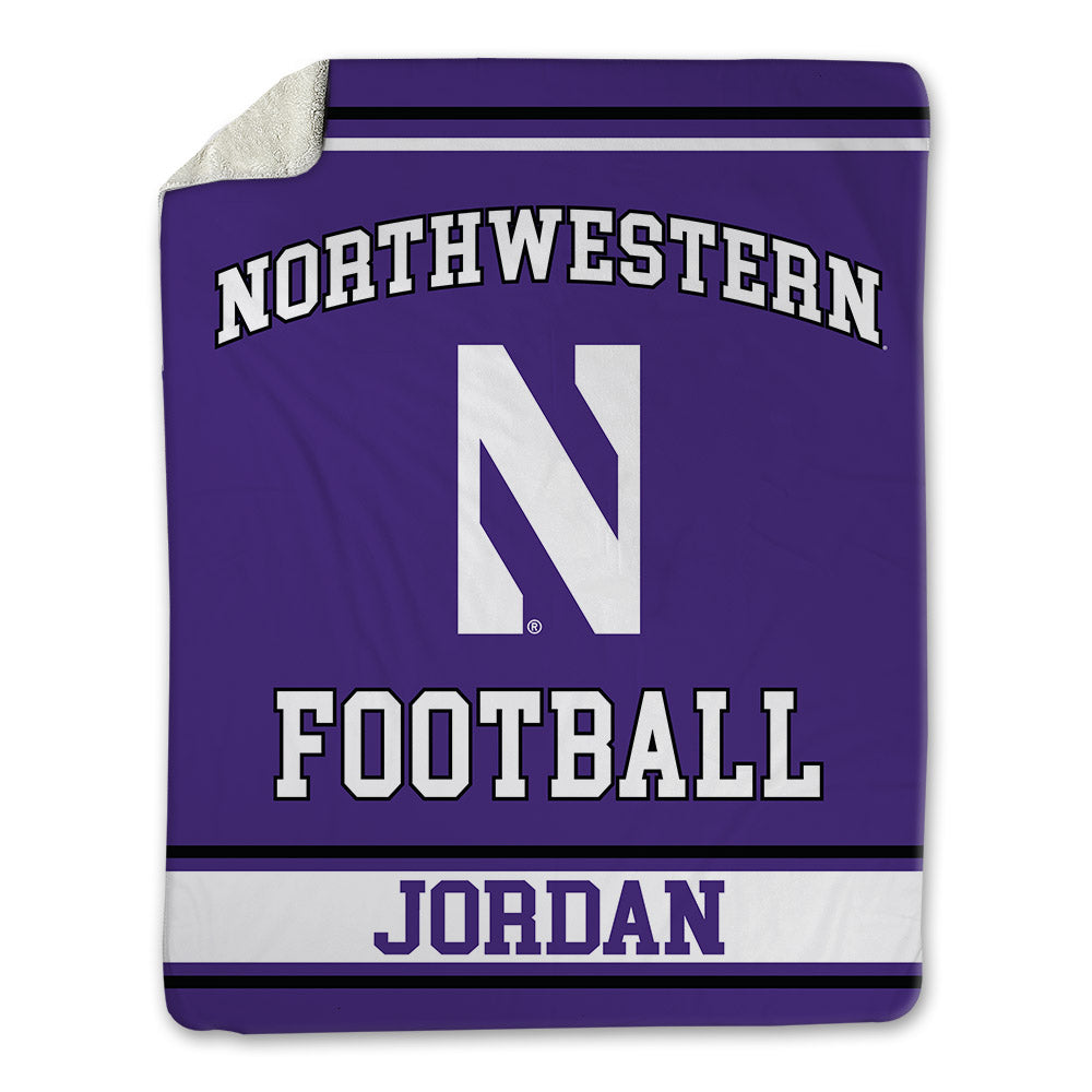 Northwestern - NCAA Football : Amare Jordan - Blanket-0