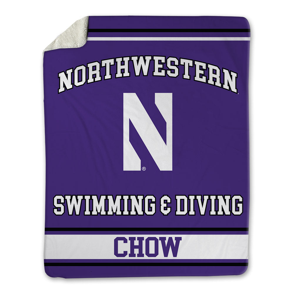 Northwestern - NCAA Women's Swimming & Diving : Isabella Chow - Blanket-0