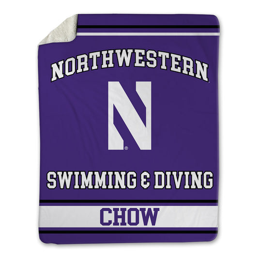Northwestern - NCAA Women's Swimming & Diving : Isabella Chow - Blanket-0