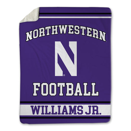 Northwestern - NCAA Football : Tito Williams Jr. - Blanket-0