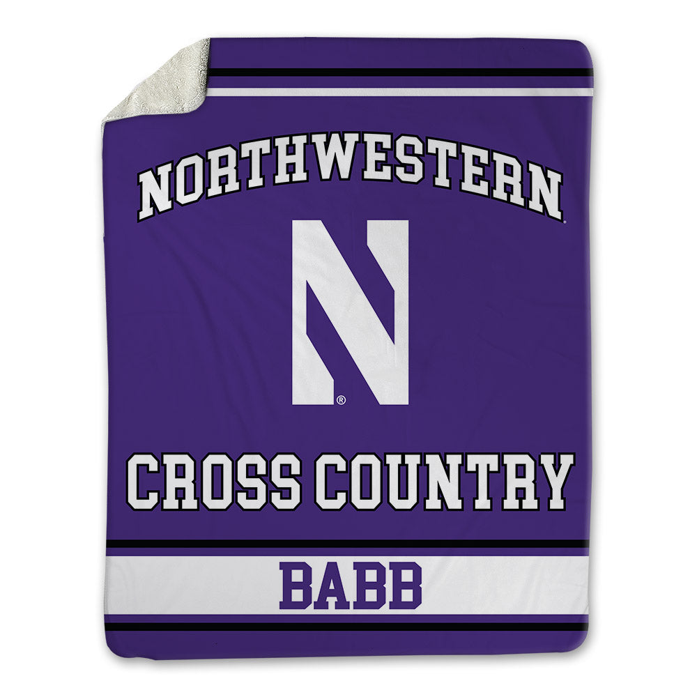 Northwestern - NCAA Women's Cross Country : Kyla Babb - Blanket-0