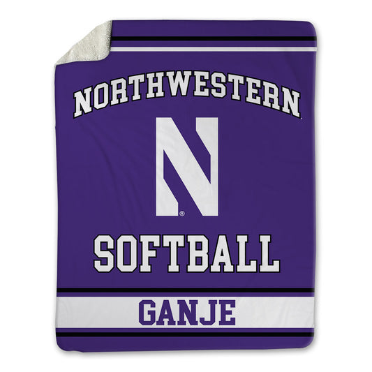 Northwestern - NCAA Softball : Gigi Ganje - Blanket-0