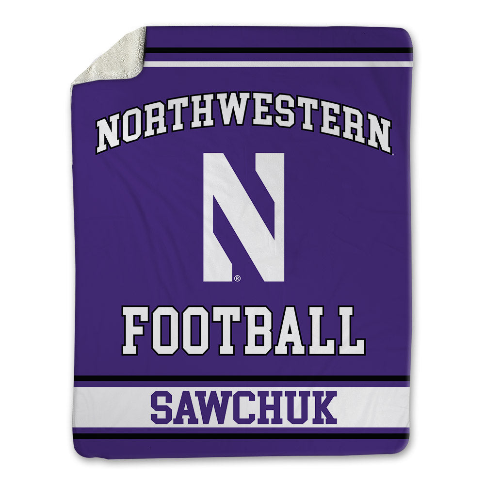 Northwestern - NCAA Football : Gavin Sawchuk - Blanket-0