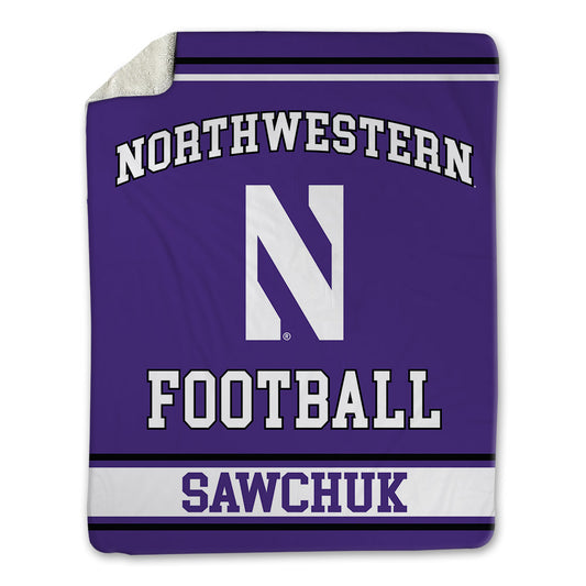 Northwestern - NCAA Football : Gavin Sawchuk - Blanket-0