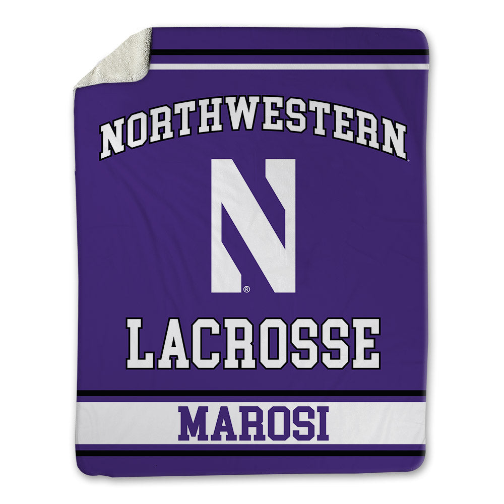 Northwestern - NCAA Women's Lacrosse : Claire Marosi - Blanket-0