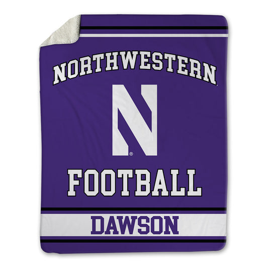 Northwestern - NCAA Football : Nate Dawson - Blanket-0