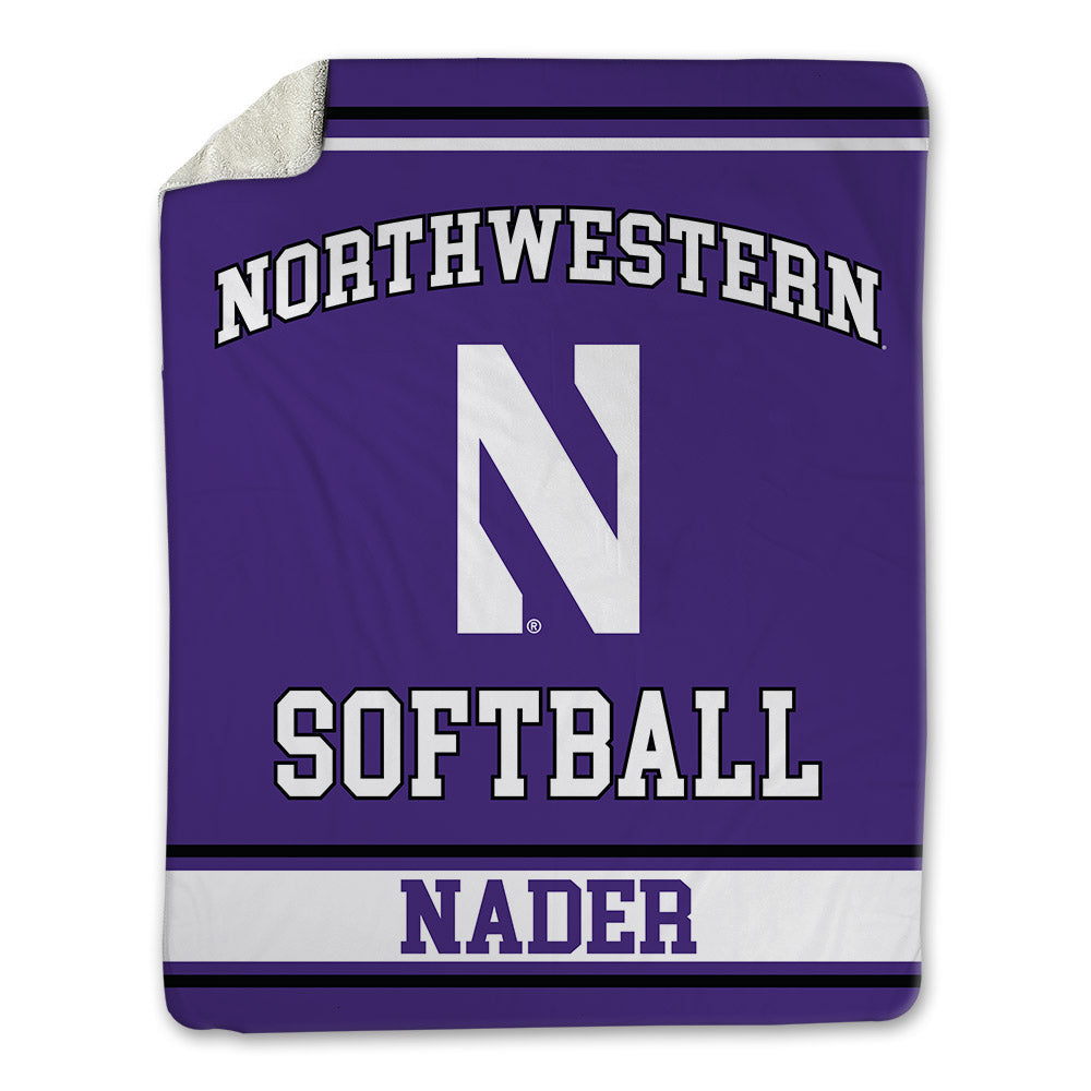 Northwestern - NCAA Softball : Kelsey Nader - Blanket-0