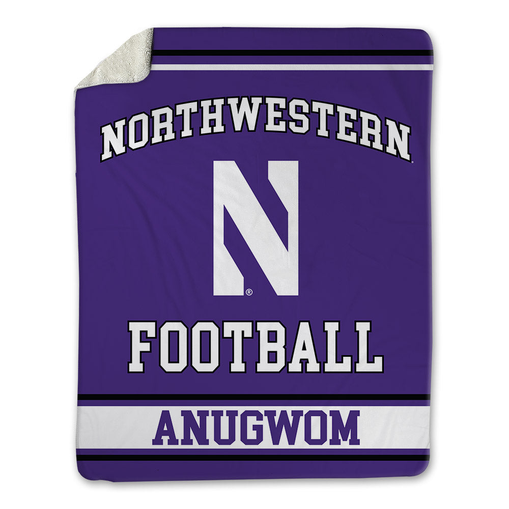Northwestern - NCAA Football : Arkel Anugwom - Blanket-0