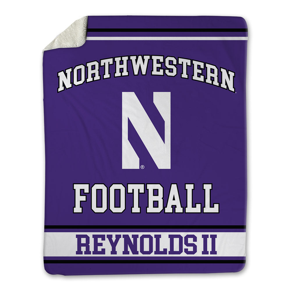 Northwestern - NCAA Football : Jason Reynolds II - Blanket-0