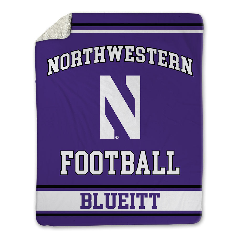 Northwestern - NCAA Football : Braden Blueitt - Blanket-0