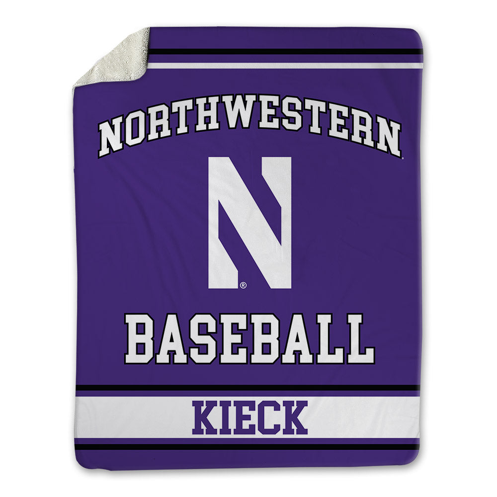 Northwestern - NCAA Baseball : Chayce Kieck - Blanket-0