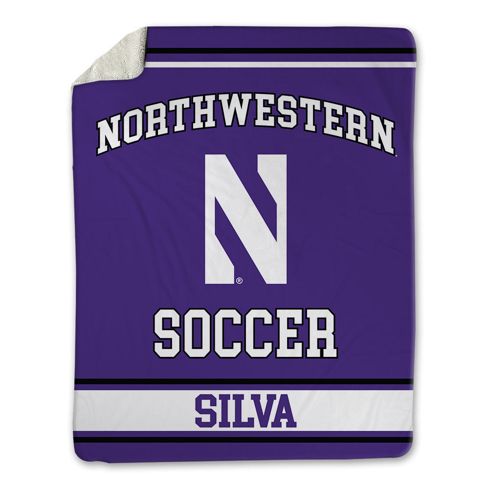 Northwestern - NCAA Men's Soccer : Marco Silva - Blanket-0