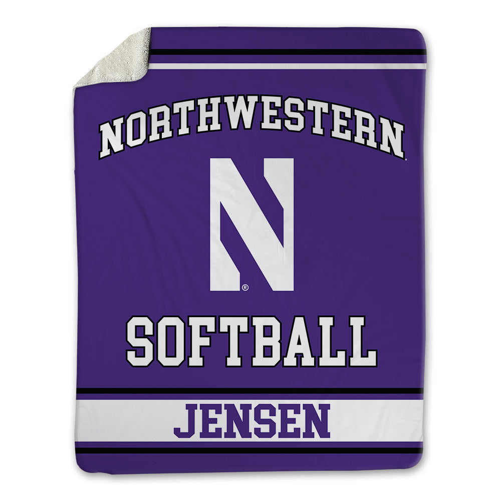 Northwestern - NCAA Softball : Kylee Jensen - Blanket-0