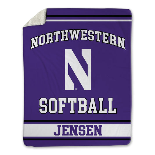 Northwestern - NCAA Softball : Kylee Jensen - Blanket-0