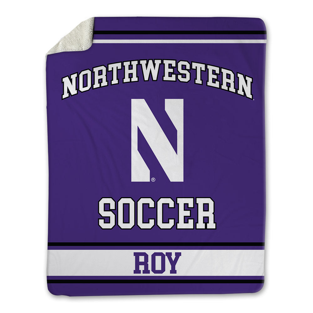 Northwestern - NCAA Women's Soccer : Caroline Roy - Blanket-0