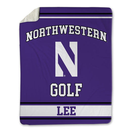 Northwestern - NCAA Women's Golf : Lauren Lee - Blanket-0