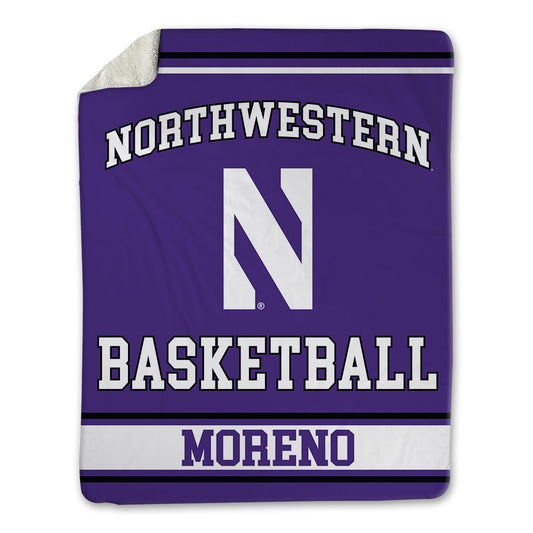 Northwestern - NCAA Women's Basketball : Sandra Moreno - Blanket-0