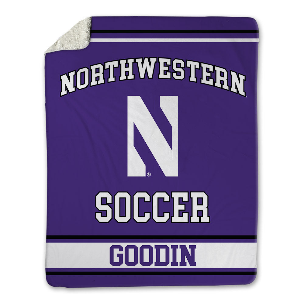 Northwestern - NCAA Women's Soccer : Ava Goodin - Blanket-0